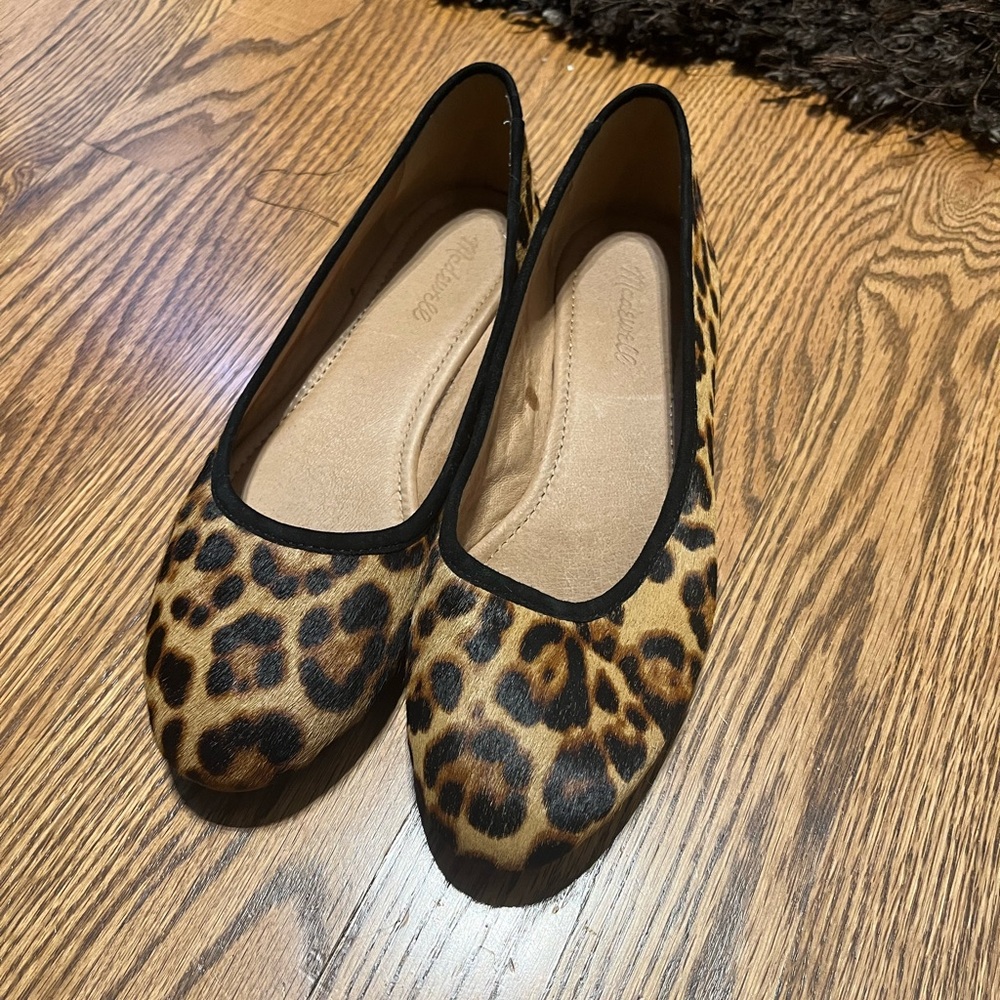 Madewell Leopord Ballet Flat Size 10